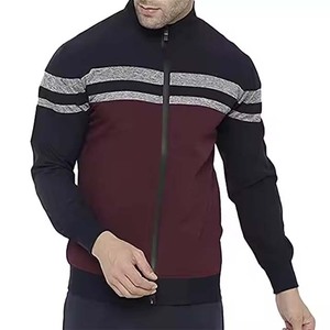 Conjunto Deportivo para Hombre con Bloques de Color, Sudadera Casual de Manga Larga con Cuello Redondo y Bolsillos Laterales, Poliéster y Algodón, Ropa de Otoño - Product Image 3