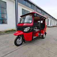 Nouveau modèle 2026 en promotion : Tricycle Tuk Tuk Bajaj Taxi à moteur 200 CC refroidi par eau, 6 places, pour le transport de adultes
