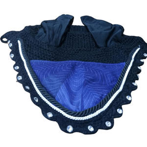 Ensemble de tapis de selle personnalisé pour cheval, couleur unie, style western, doublure en polycoton doux, satin et mousse pour l'équitation - Product Image 2