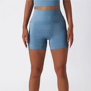 Shorts de Yoga para Mujer con Logotipo Personalizado, OEM, Alta Elasticidad, Transpirables, Ecológicos, Spandex/Poliéster, Anticelulitis, para Gimnasio - Product Image 5