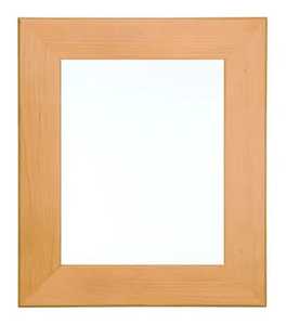 Wood Rectangle Eco-Friendly Custom Print Photo <b>Frame</b> Minimalist <b>Design</b> <b>Wall</b> Mount Horizontal Orientation Light Brown Finish - Product Image 1