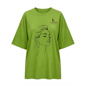 เสื้อยืดโอเวอร์ไซส์ผู้หญิงขายส่ง คอลเลคชั่นสตรีทแวร์ลำลองพรีเมียม พร้อมบริการผลิตแบบ OEM สำหรับการสร้างแบรนด์ส่วนตัว - Product Image 6