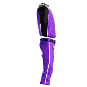 Tenue de sport personnalisée de qualité supérieure, respirante et anti-humidité, imprimée par sublimation numérique, uniforme de baseball à motif droit, modèle quatre - Product Image 6