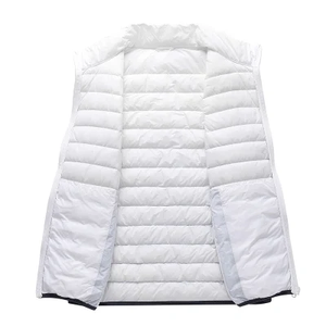 Chaleco de Golf Personalizado con Logotipo, de Lona Transpirable, Sin Mangas, Cortavientos, con Cremallera, para Invierno, con Relleno de Poliéster - Product Image 4