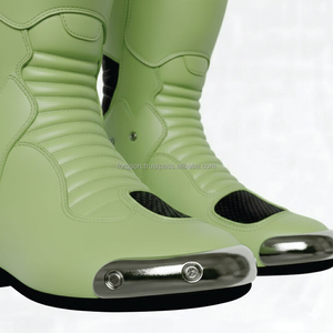 Bottes de moto d'été et d'hiver, imperméables, sportives, avec logo personnalisé, protection durable en cuir, pour motards, OEM en gros - Product Image 4