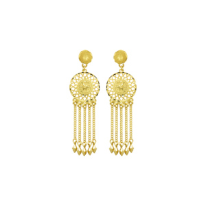 Juego de Joyería Nupcial al por Mayor en Oro de 14K, 18K y 24K, Estilo Dubái, Diseño Turco Tradicional, Joyería de Moda Oriental - Product Image 4