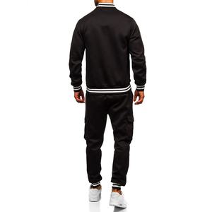 Ropa deportiva 100% de algodón cómoda para hombre, chándales ecológicos al por mayor para correr, para ejercicio de Primavera al aire libre, Fitness de talla grande - Product Image 5