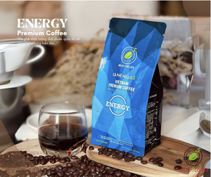 Café Hello 5 Premium, Café Robusta Vietnamita Energético en Polvo, 250g - Product Image 1