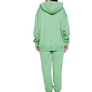 OEM High Quality <b>Men's</b> Pullover Hoodie Sweatpants Two Piece Set Winter Sporty <b>Thermal</b> Fitness Sportswear Casual Knitted 100% - Product Image 5