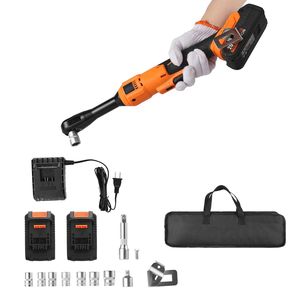 Cordless 3/8 Inch <b>Drive</b> Electric Ratchet Wrench Set <b>T</b> 230 RPM up to 66 Ft-lbs Torque Battery Powered Power Wrenches - Product Image 3