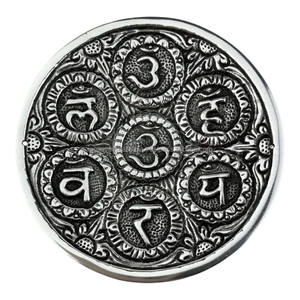 Porta Incienso y Quemador de Incienso de Aluminio Ecológico y Duradero para 7 Chakras Chinos, Redondo, para Uso en Todas las Estaciones - Product Image 2