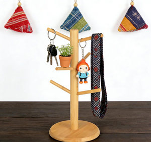 Soporte para Tazas de Madera Natural, Escurridor de Tazas en Forma de Árbol, Organizador de Encimera para Cocina, Cafetería y Mesa de Comedor - Product Image 4