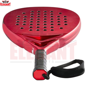 Mejor Proveedor, Servicio OEM ODM, Nuevo, Personalizado con Acabado Brillante, Marco Esculpido y Empuñadura Negra para Raqueta de Pádel Deportiva - Product Image 5