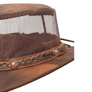 Sombrero de Vaquero Estilo Occidental Vintage Unisex, Sombrero de Fieltro para Hombre y Mujer - Product Image 1