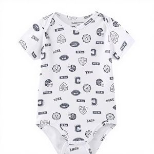 Mono de Bebé Unisex Personalizado al por Mayor, Transpirable, Ecológico, Impermeable, de Manga Larga, con Cierre YKK Bidireccional de Bambú - Product Image 1