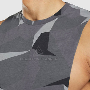 Derniers prix de gros, débardeurs de sport pour hommes de haute qualité, design OEM, débardeurs de sport pour hommes pas chers et de bonne qualité - Product Image 5