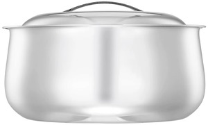 High Standard Stainless Steel Round Casserole Pot With Lid And Handles Durable Modern Design For All Stoves Polished Exterior - Product Image 5