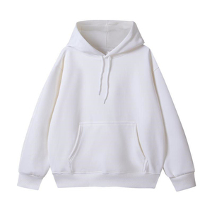 New Arrival Winter Heavyweight Men Oversized Pullover Hoodie <b>Black</b> Casual Long Sleeve Solid Digital Printing Hooded <b>Sweatshirt</b> - Product Image 4