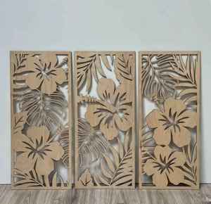 Decoración de Pared Redonda Metálica Estilo Art Deco, Marco de Alambre Ondulado, Personalizable, Placa Decorativa para Sofá - Product Image 1