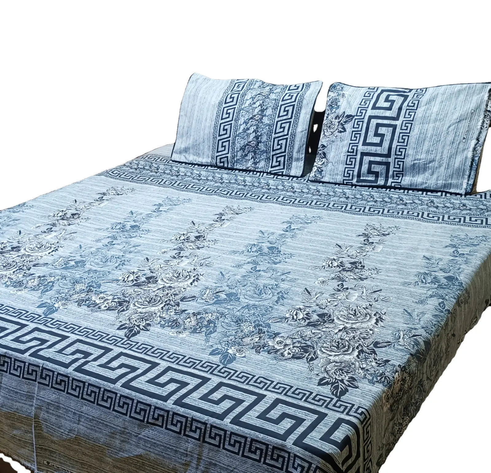 Bán buôn 7 miếng tốt nhất Bộ đồ giường bao gồm in bao gồm tấm gối trường hợp và Duvet bao gồm trong khác nhau cotton in