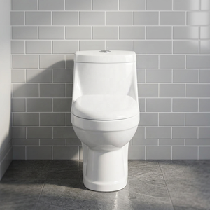 Modern One Piece Ceramic Toilet Set S <b>Trap</b> P <b>Trap</b> Water Closet With Remote Flush Fittings For Home And Hotel Use - Product Image 3