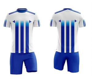 Conjunto de Uniforme de Fútbol Personalizado por Sublimación para Hombre, Camisetas de Fútbol 100% Poliéster de Secado Rápido y Personalizables - Product Image 3