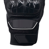 Guantes de Motociclismo de Cuero, Transpirables, Antideslizantes, con Protección UV, para Verano, para Hombres y Niños, de Alta Calidad