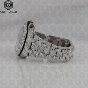Reloj de Lujo para Hombre Charm_Jewells, Caja de Acero Inoxidable, Esfera Analógica de 40 mm, Cierre Oculto con Botón, Cristal, Mecánico, 10 Bar - Product Image 4