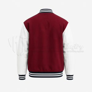 Chaqueta Varsity de Lana y Cuero de Alta Calidad, Proveedor de Chaquetas Letterman Personalizadas de Estilo Urbano - Product Image 2