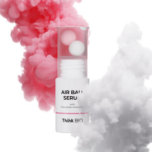 Sérum Think Bio AIRBALL avec collagène et acide hyaluronique, raffermissant et anti-âge, renouvellement de l'hydratation pour femmes, emballage en boîte - Product Image 2