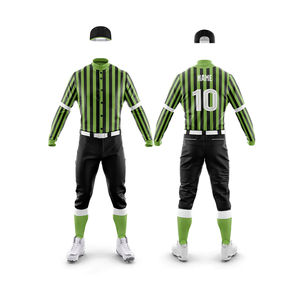 Nouveaux ensembles d'uniformes de sport de baseball personnalisés 2026 en polyester respirant à séchage rapide de haute qualité, à manches courtes, imprimés, pour la vente en gros - Product Image 1