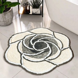 High Quality Cotton Eco-Friendly <b>Non</b>-<b>Slip</b> Reversible Rectangle <b>Bath</b> <b>Mat</b> Modern Design Hotel PVC-Coated Backing Customizable - Product Image 6