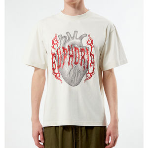 Camisetas de Hombre de la Mejor Calidad, 100% Algodón, Impresión Personalizada, Estilo Urbano, Cuello Redondo, Ecológicas, Transpirables, al por Mayor - Product Image 1