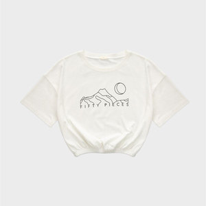 High Performance New Stylish Beat Arrival Comfortable Good Supplier Best Service High Quality Street Wear Printed Women Crop Top - Product Image 5