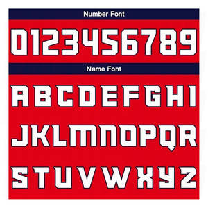 Uniformes de Baloncesto Personalizados de Poliéster Rojo-Azul Marino, Transpirables, Sublimados, Modernos para Hombre - Product Image 3