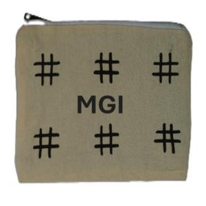 Custom Logo Printed Eco-Friendly 100%Cotton Canvas Fashion Travel Cosmetic <b>Bag</b> White <b>Makeup</b> Pencil Pouch Zipper Small-Size Gift - Product Image 1
