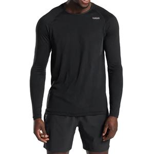 Nueva Camiseta de manga larga ajustada para hombre, camiseta personalizada ligera para hombre para gimnasio y ejercicio, ropa de verano - Product Image 1