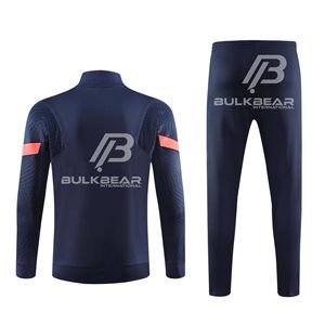 BULKBEAR <b>Men's</b> <b>Navy</b> Winter Solid Tracksuit Full Zip <b>Jogger</b> Set Regular Fit Sporty Streetwear Gym Fitness Cotton Windproof Quick - Product Image 4