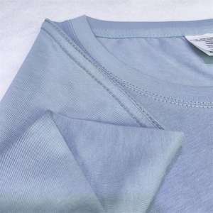 Camiseta de Hombre de Algodón Mercerizado de 230 Gramos, Personalizada, de Lujo, Brillante, Informal, con Cuello Redondo, Suave - Product Image 4