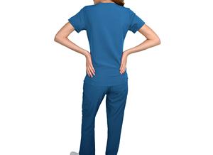 Latest Style Stretchable Scrub <b>Set</b> For Women Hospital Medical Uniform Comfortable Stylish <b>Doctor</b> Scrub Suit with logo - Product Image 4