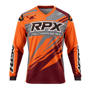 Jersey de Motocross Personalizado con Estampado, Manga Larga, para Verano e Invierno, Transpirable, de Secado Rápido, Antiarrugas - Product Image 2