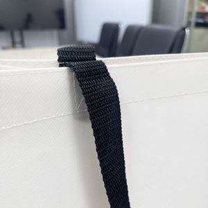Sac fourre-tout réutilisable en PP non tissé laminé avec logo personnalisé, conforme aux normes ISO9001 et BSCI, avec poignée en sangle PP, pour usage quotidien - Product Image 3