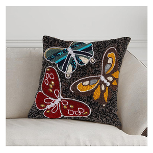 Adjustable Beaded Cushion Comfortable Beaded Cushion Pillow <b>Cover</b> Perfect <b>For</b> Bedroom <b>Sofa</b> Office Luxury Decorative Cushion - Product Image 4
