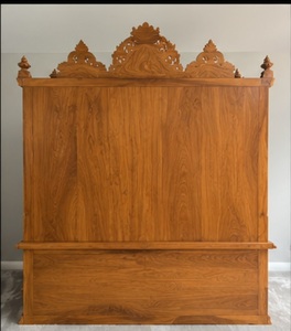 Buy Large Size Swami Narayan Altar for Home Buy Big Handcrafted Solid Wood Temple Pooja Room Manufacturers Wooden Mandir Sale - Product Image 4