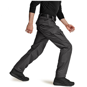 Wholesale High Quality Polyester Custom Logo Men's Work Cargo Pants for Men - Product Image 5