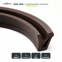 Joint torique Y pour vérin hydraulique, joint d'étanchéité en caoutchouc FKM FPM, haute température, sans boîtier métallique, résistant à l'usure, vente en gros usine