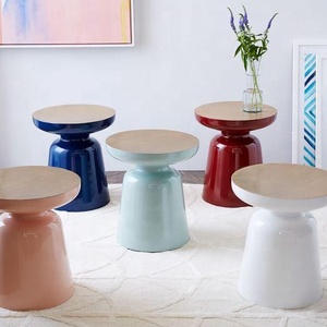 Mesa auxiliar Martini chapada en oro de aluminio para el hogar, hoteles, sala de estar, dormitorio, muebles de Metal para fines de decoración - Product Image 4