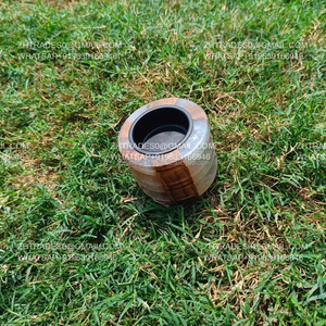 Résine époxy bois de santal porte-Bakhoor cadeau islamique Mubkhar Eid Ramadan brûleur d'encens fait à la main écologique pour la maison - Product Image 1