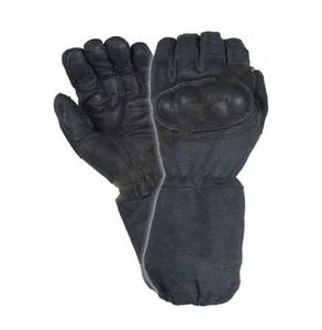 <b>Gloves</b> with Keevlaar Hard <b>Knuckles</b> Wrist Cover for Heavy Working Hand and Finger Safety Leather <b>Gloves</b> From Pakistan - Product Image 2