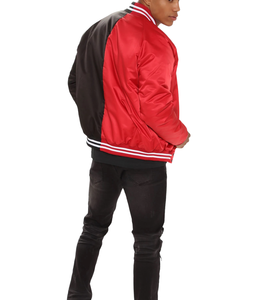 Custom Canvas Vintage Winter <b>Varsity</b> <b>Jacket</b> for Men Windproof <b>Plain</b> Dyed with Logo 2026 - Product Image 5
